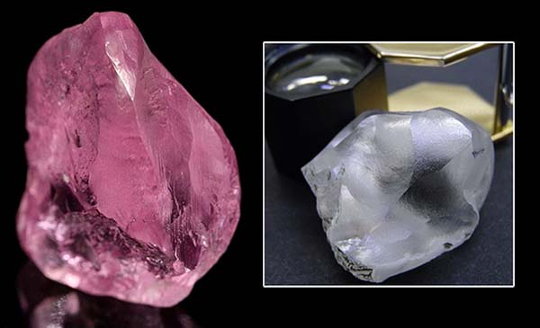 Exceptional Pink and White Diamonds Put Letšeng Mine Back in the News